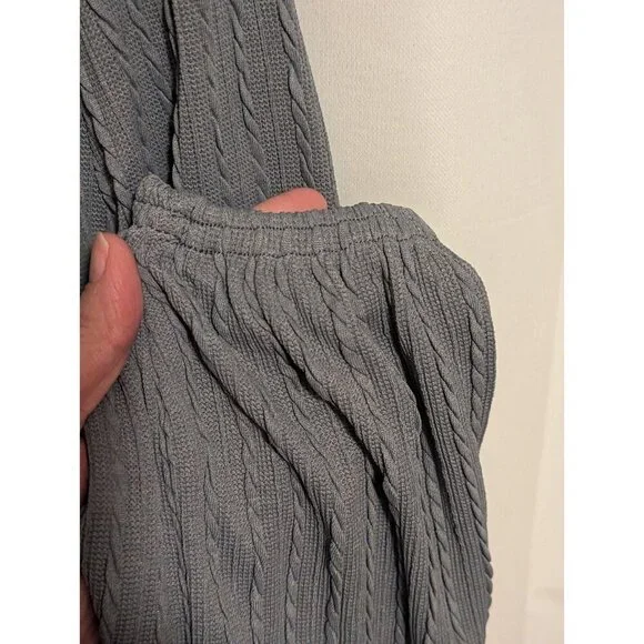 Zeagoo Women's Casual Knit Sweater Dress with Pockets Crew Medium, Blue/Grayish - Picture 6 of 15